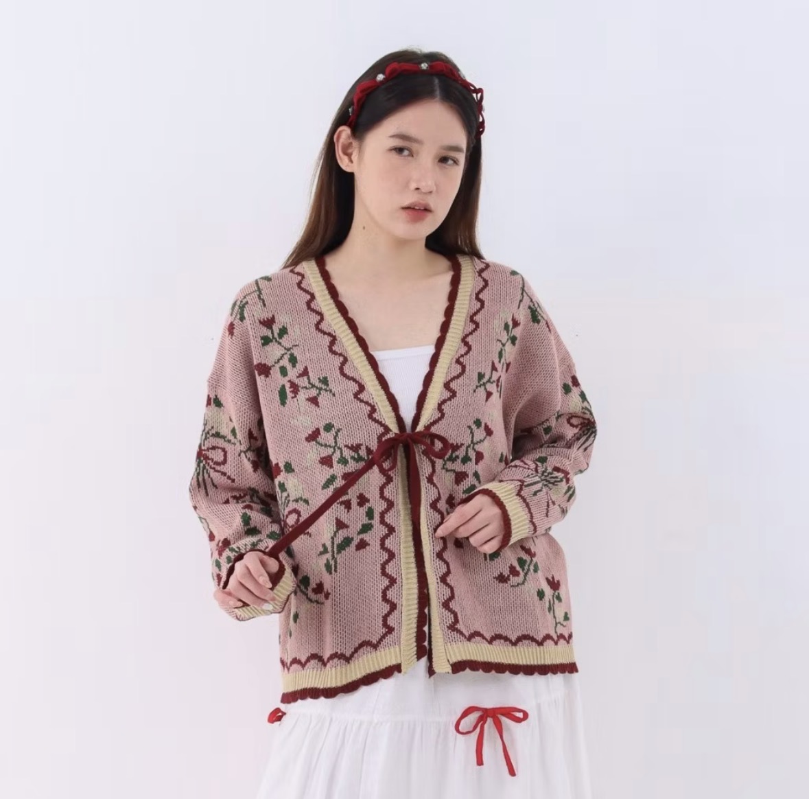 Loony Kimi Pink Cardigan